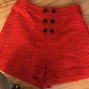 Rare vintage Proenza Schouler Electric red shorts